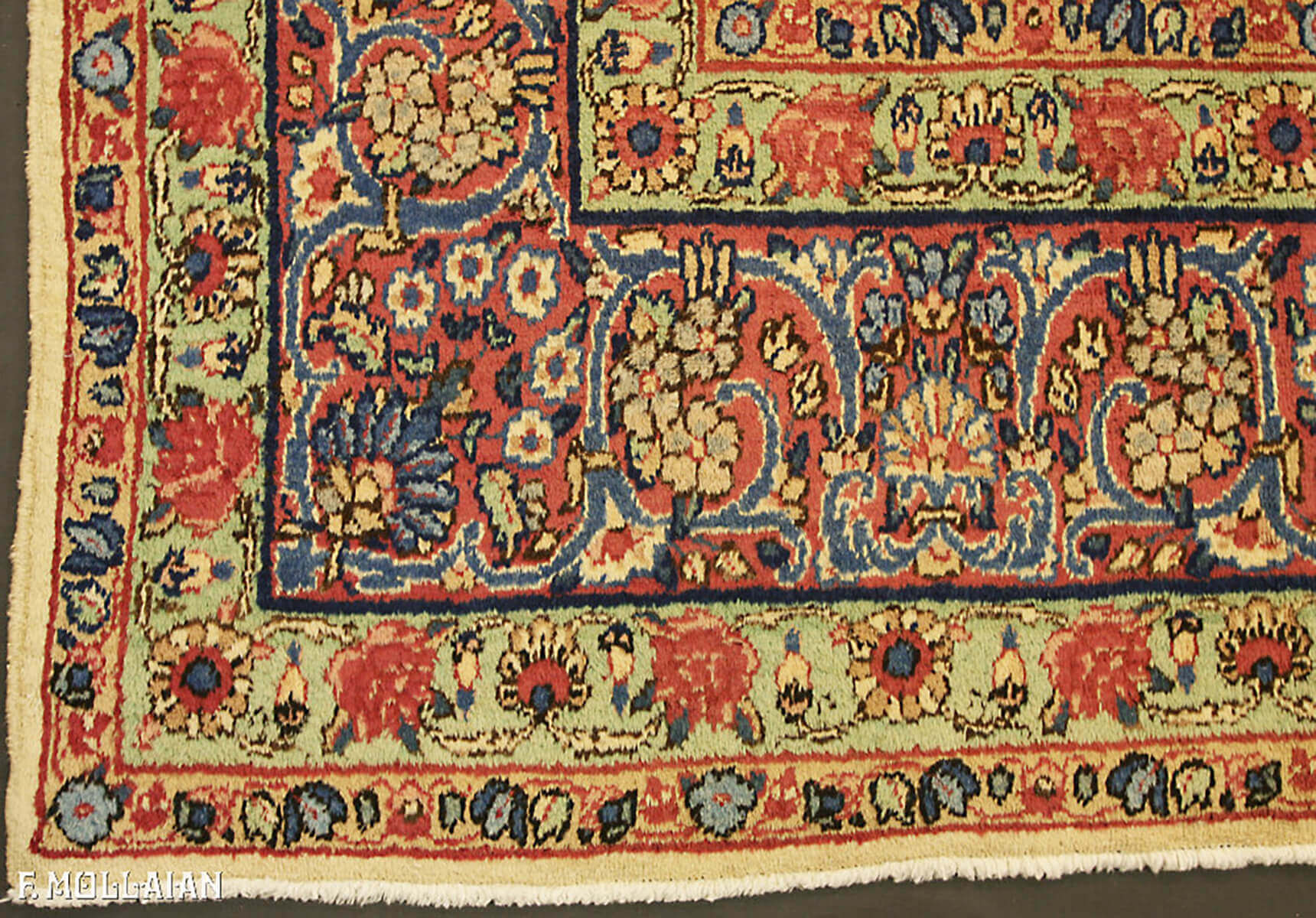 Semi-Antique Persian Kerman Carpet n°:56218764